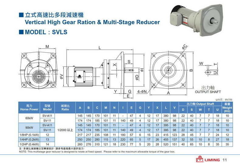 利明齒輪減速電動(dòng)機(jī)